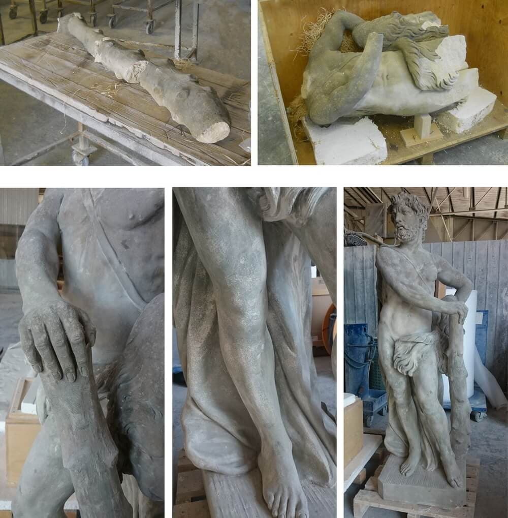 restauro scultura in marmo