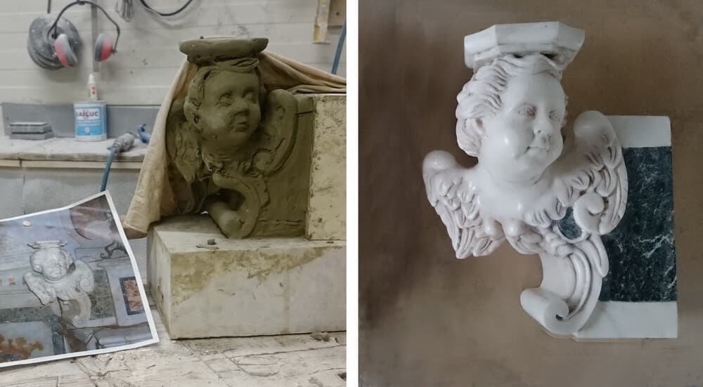 riproduzione statue marmo