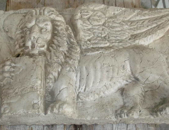 san marco-lion-marble-basrelief
