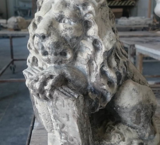scultura-leone-marmo-ornamentale