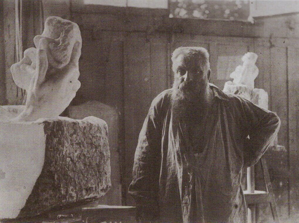 Rodin nel suo laboratorio