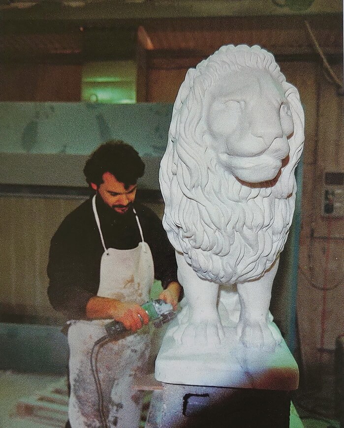 Stefano Facchini master craftsman marble artwork